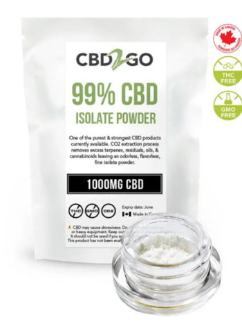 Pure 100% THC Free CBD Isolate Powder