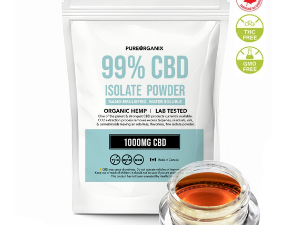 99% Pure CBD Isolate Canada | Pure Lab-Tested Isolates